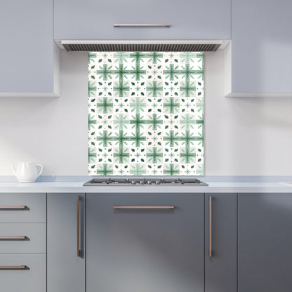 Christmas Quilting Squares, Geometric Kitchen Splashback