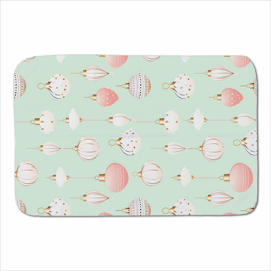 Christmas Decorations Pink And Green Sherpa Blanket