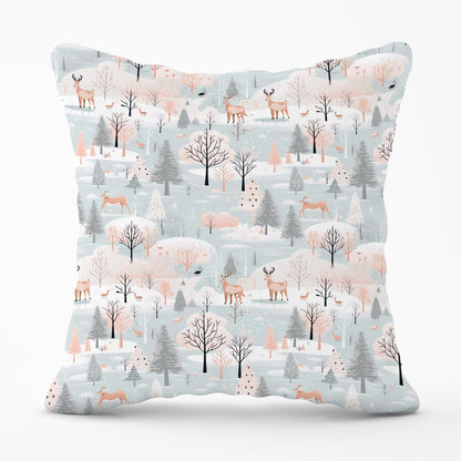 Whimsical Christmas Winter Wonderland Cushions