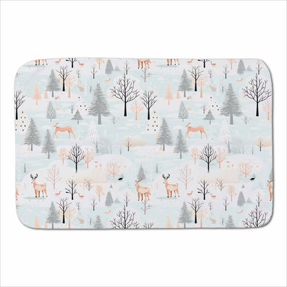 Whimsical Christmas Winter Wonderland Sherpa Blanket