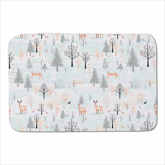 Whimsical Christmas Winter Wonderland Sherpa Blanket