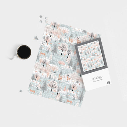 Whimsical Christmas Winter Wonderland Jigsaw Puzzle