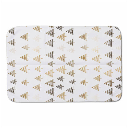 Geometric Christmas Tree Pattern Sherpa Blanket