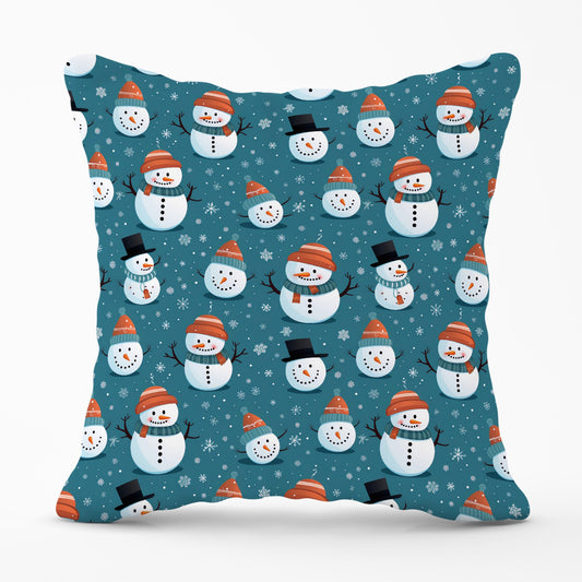 Jolly Christmas Snowmen Cushions