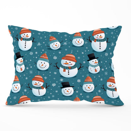 Jolly Christmas Snowmen Cushions