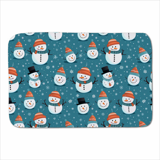 Jolly Christmas Snowmen Sherpa Blanket