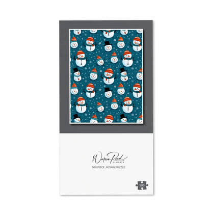 Jolly Christmas Snowmen Jigsaw Puzzle