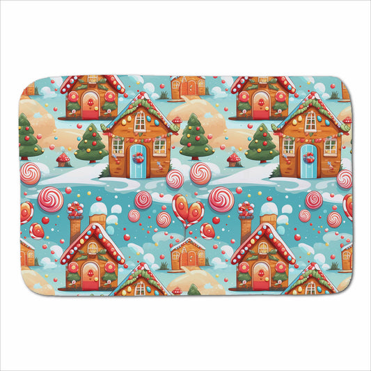 Christmas Gingerbread House Sherpa Blanket