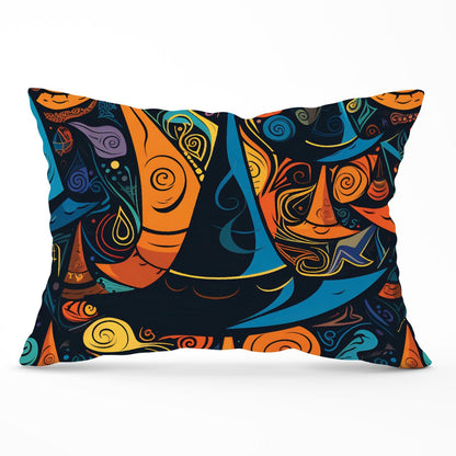 Imaginative Abstract Witches Hats Cushions