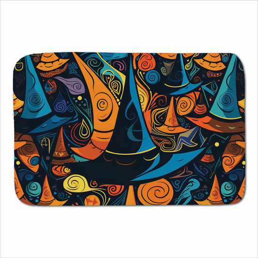 Imaginative Abstract Witches Hats Sherpa Blanket