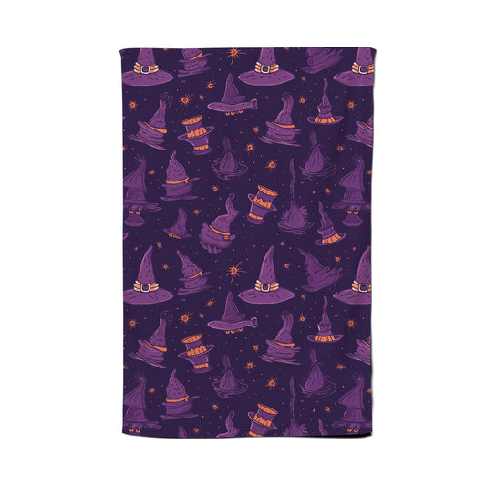 Witch Hats And Broomsticks Tea Towel
