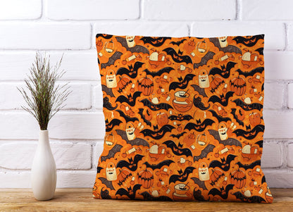 Candy-Filled Treat Bags And Bats Cushions