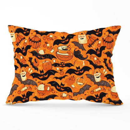 Candy-Filled Treat Bags And Bats Cushions