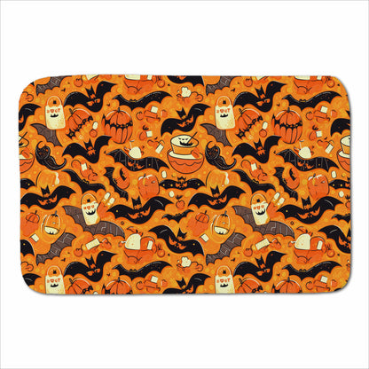 Candy-Filled Treat Bags And Bats Sherpa Blanket
