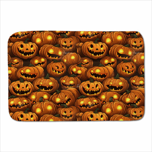 Grinning Lanterns Pumpkins Sherpa Blanket