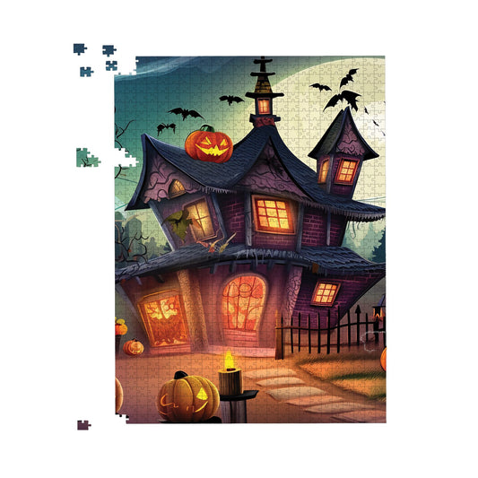 Spooky Halloween House Jigsaw Puzzle