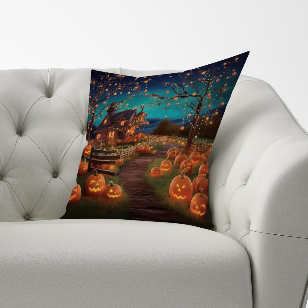 Enchanted Hallowen Pumpkin Patch Cushions