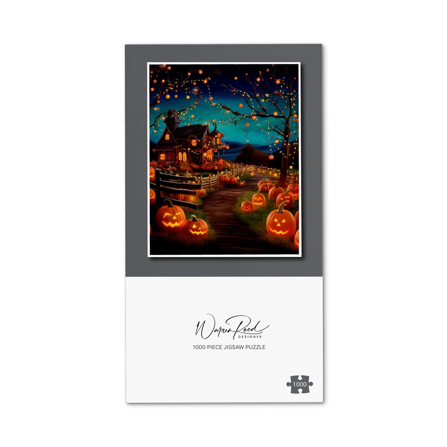 Enchanted Hallowen Pumpkin Patch Jigsaw Puzzle