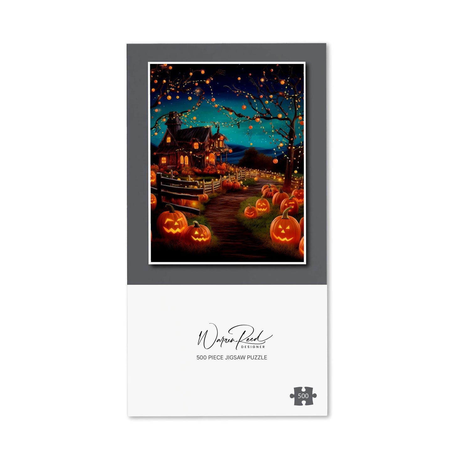 Enchanted Hallowen Pumpkin Patch Jigsaw Puzzle