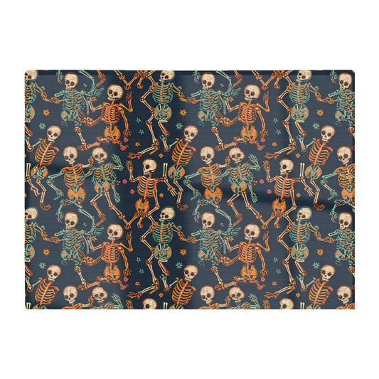 Dancing Skeletons Glass Chopping Board
