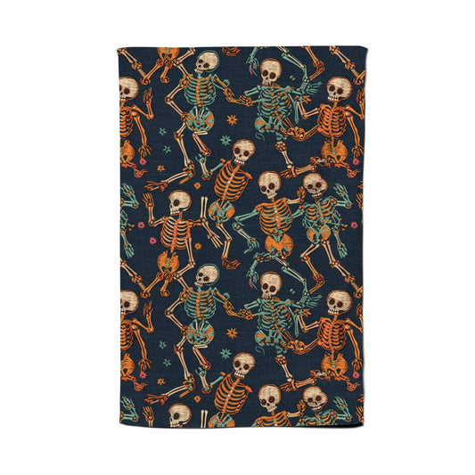 Dancing Skeletons Tea Towel