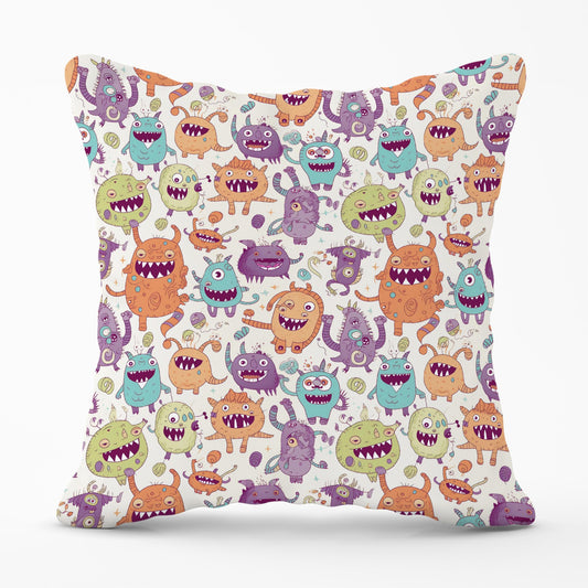 Playful Halloween Monsters Cushions