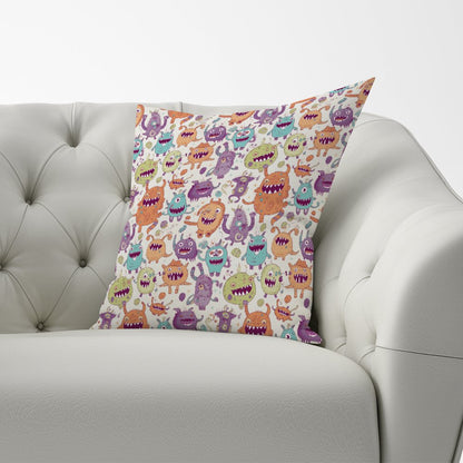 Playful Halloween Monsters Cushions