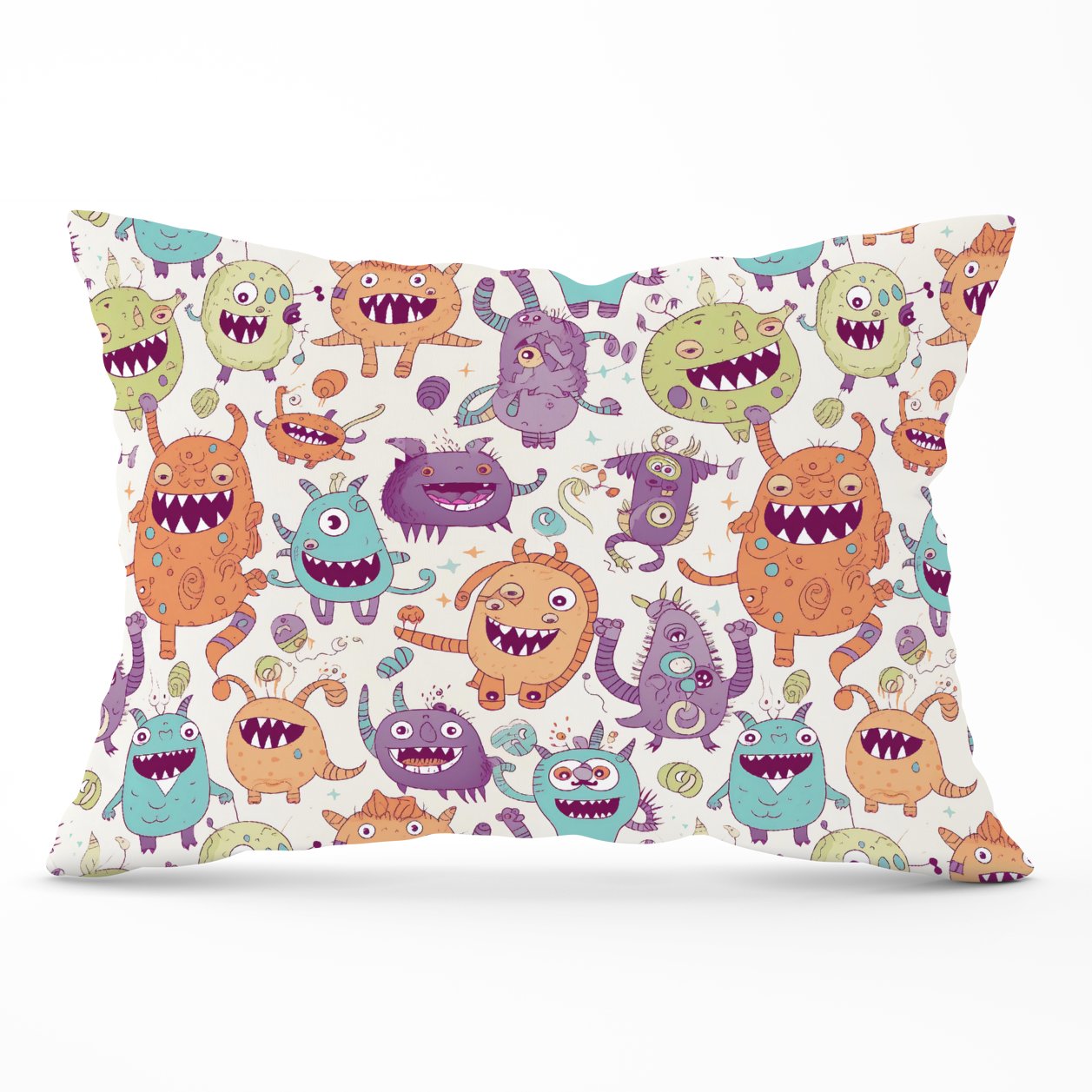 Playful Halloween Monsters Cushions