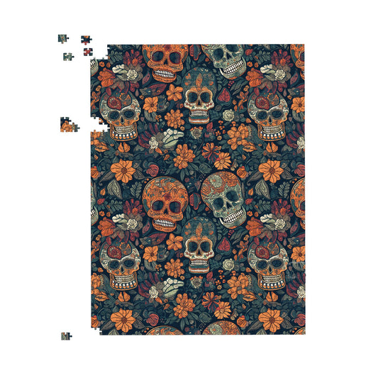 Dia De Los Muertos Skulls Jigsaw Puzzle