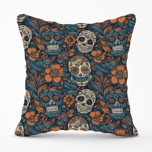 Dia De Los Muertos Skulls Pattern Cushions