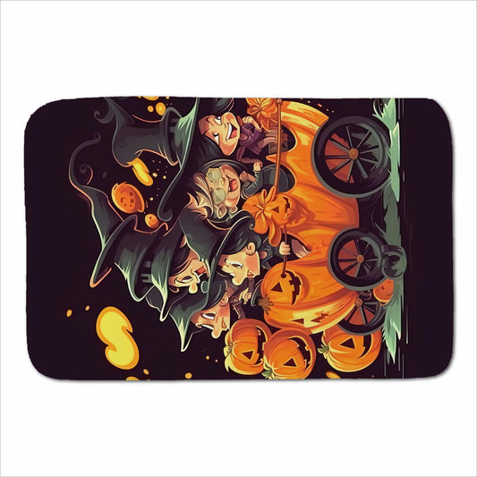 Magical Pumpkin Carriage Sherpa Blanket