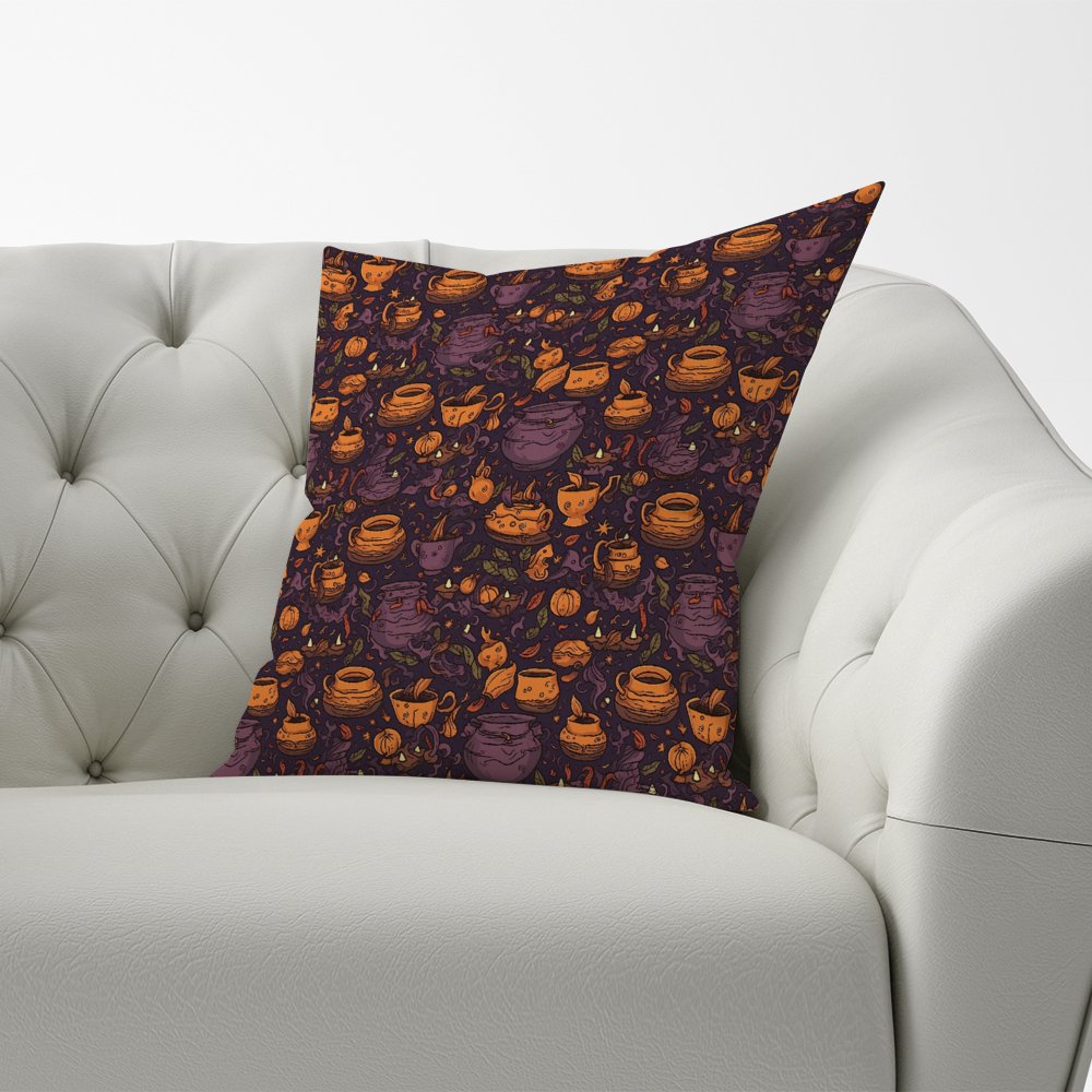 Wicked Witches Bubbling Cauldrons Cushions