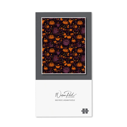 Wicked Witches Bubbling Cauldrons Jigsaw Puzzle