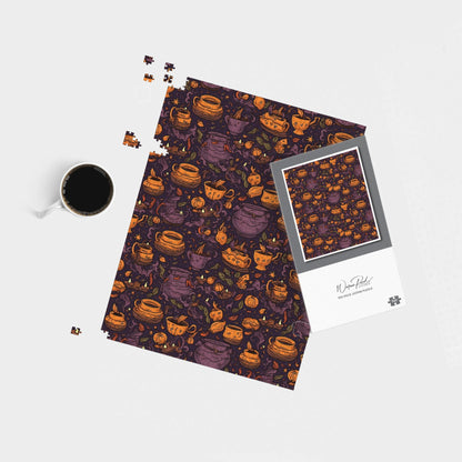 Wicked Witches Bubbling Cauldrons Jigsaw Puzzle