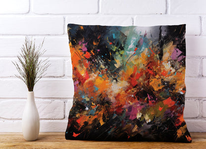 A Vibrant Abstract Painting Cushions