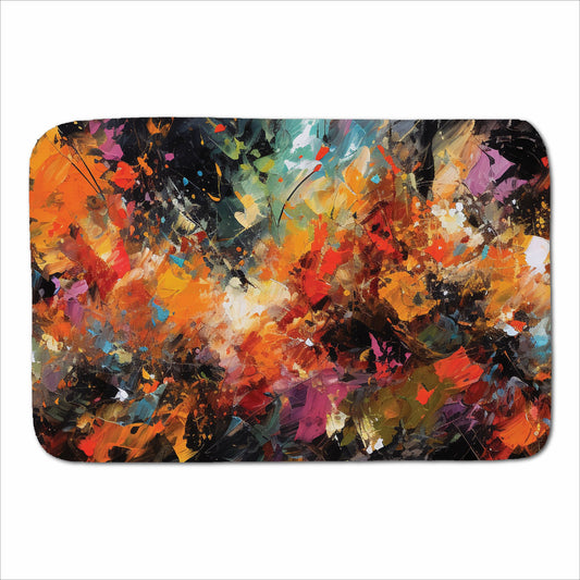 A Vibrant Abstract Painting Sherpa Blanket