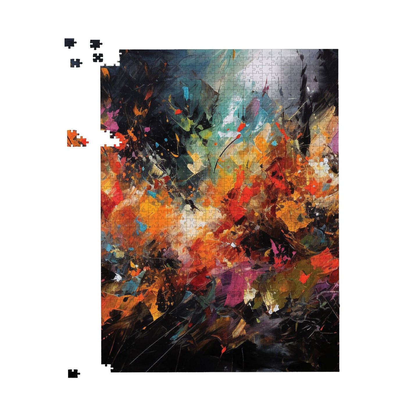 A Vibrant Abstract Painting Jigsaw Puzzle