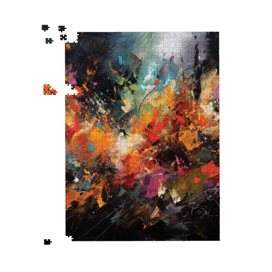 A Vibrant Abstract Painting Jigsaw Puzzle