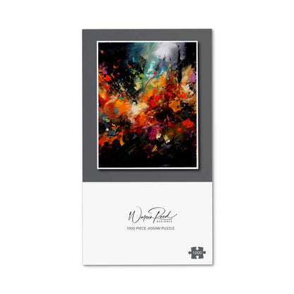 A Vibrant Abstract Painting Jigsaw Puzzle