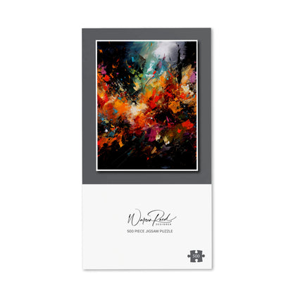A Vibrant Abstract Painting Jigsaw Puzzle