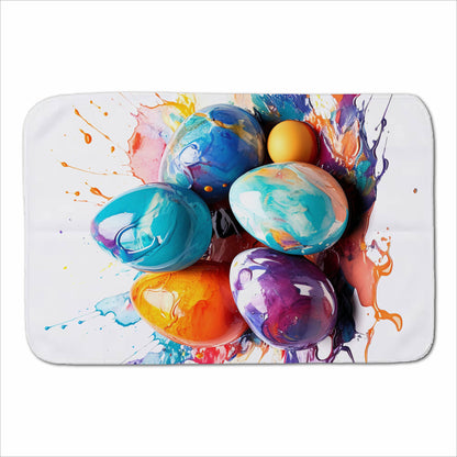 Watercolor Easter eggs Sherpa Blanket