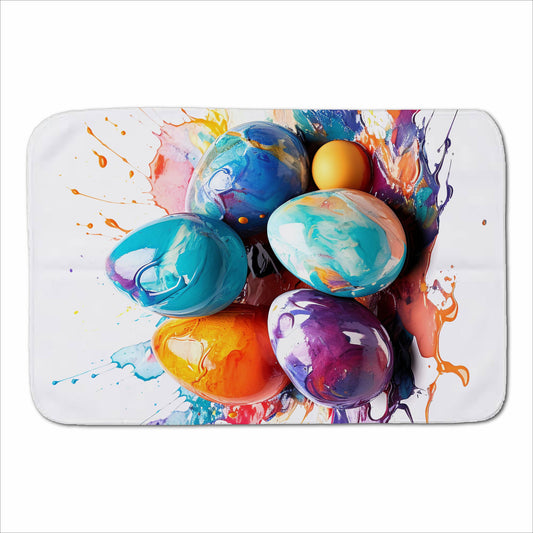 Watercolor Easter eggs Sherpa Blanket