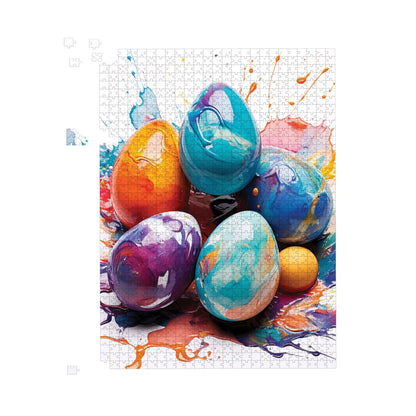Watercolor Easter eggs Jigsaw Puzzle