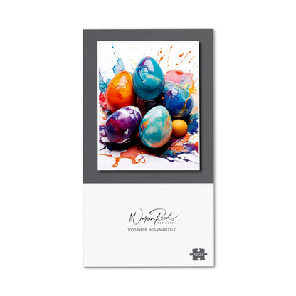 Watercolor Easter eggs Jigsaw Puzzle
