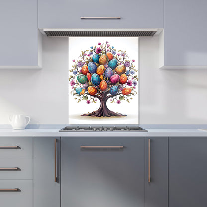 A Magical Easter Egg Tree Kitchen Splashback
