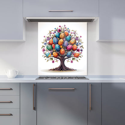 A Magical Easter Egg Tree Kitchen Splashback