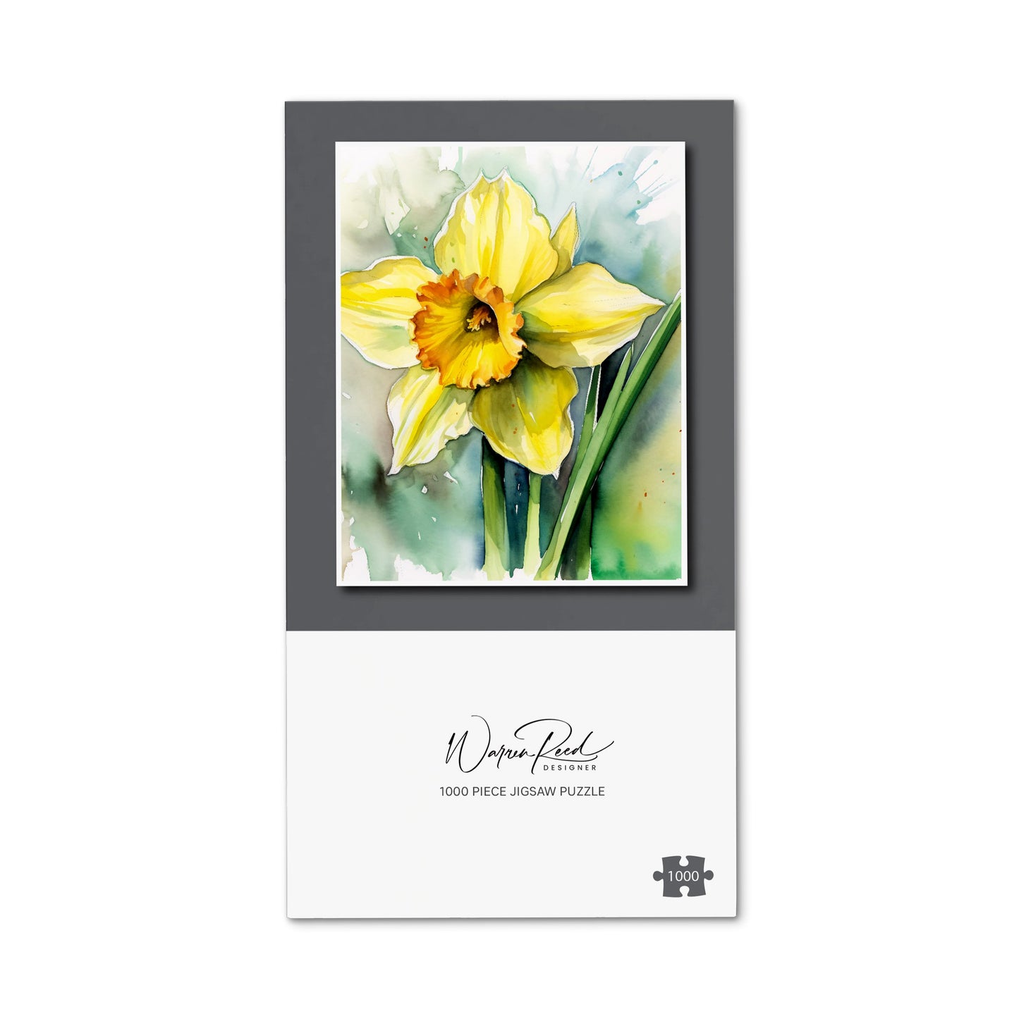 Watercolour Daffodil Jigsaw Puzzle