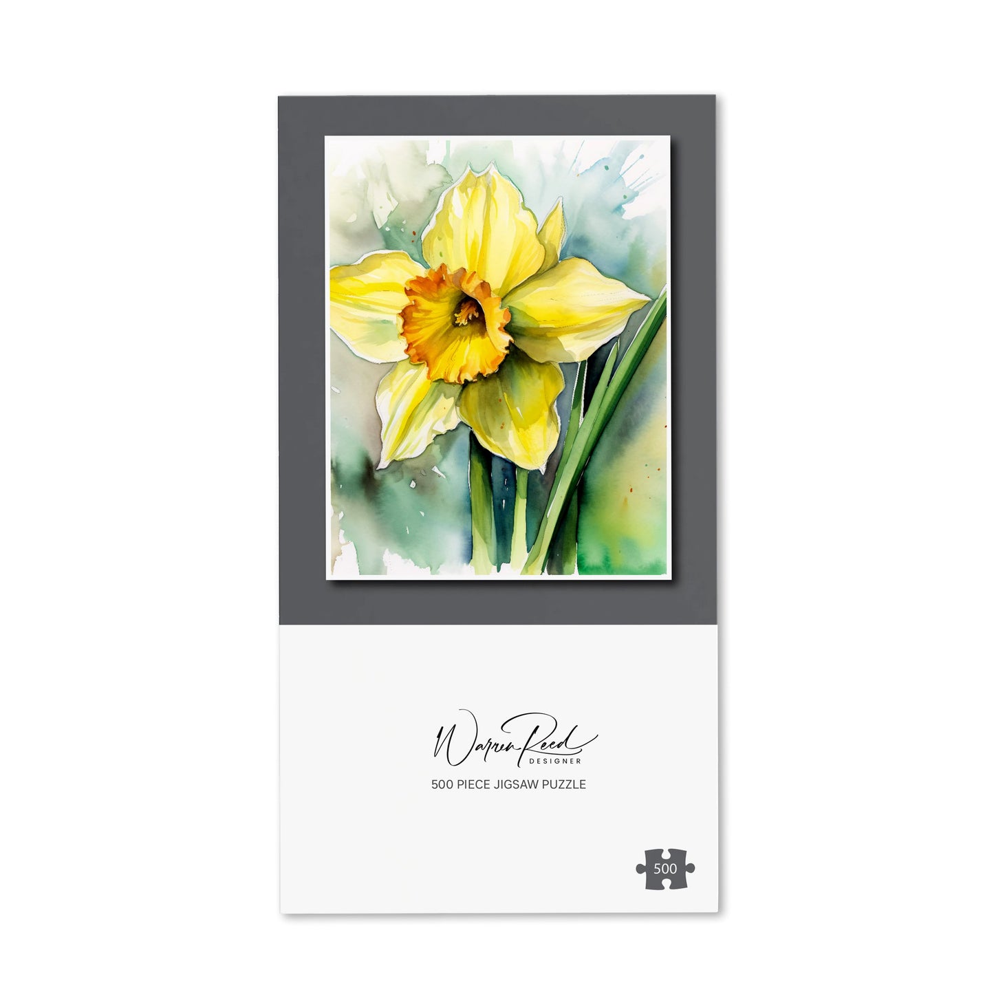 Watercolour Daffodil Jigsaw Puzzle