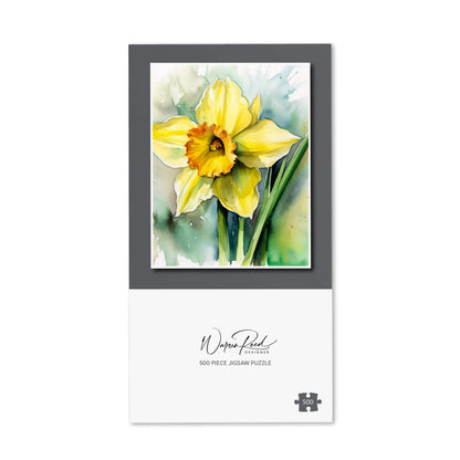 Watercolour Daffodil Jigsaw Puzzle
