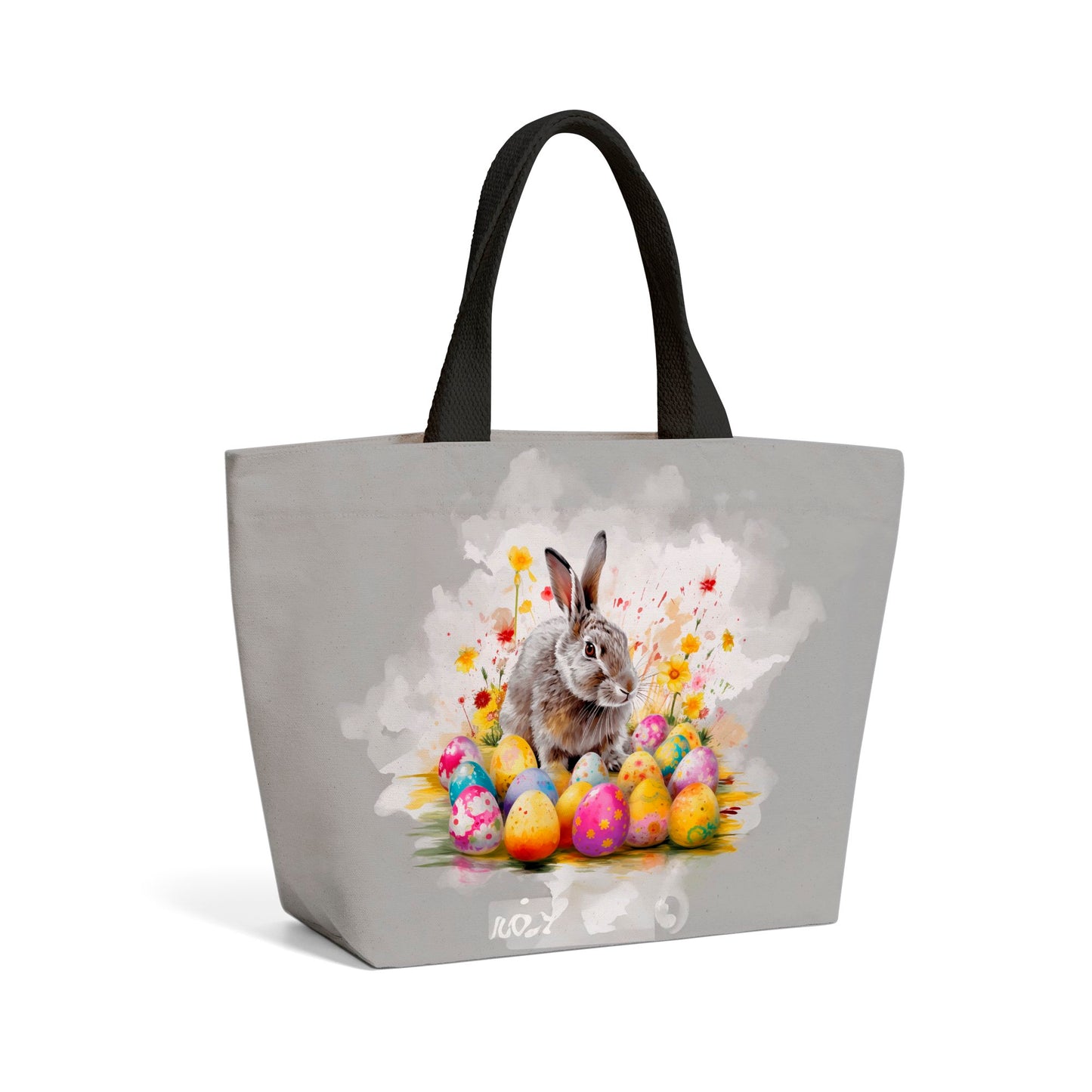 Splashart Easter Bunny And Eggs Beach Shopper Tote Bag